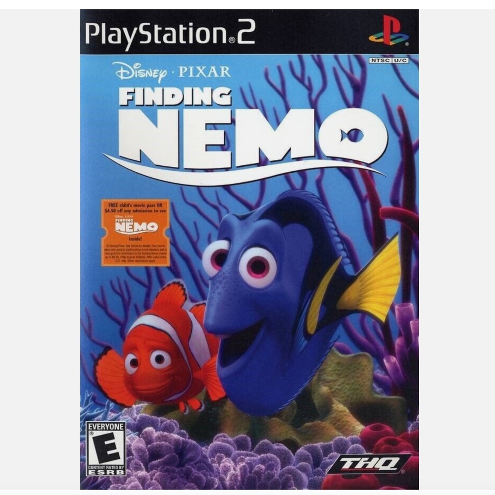 FINDING NEMO Sony Playstation 2 Game PS2